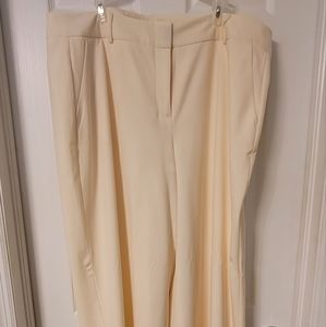 Lane Bryant Cream Pant